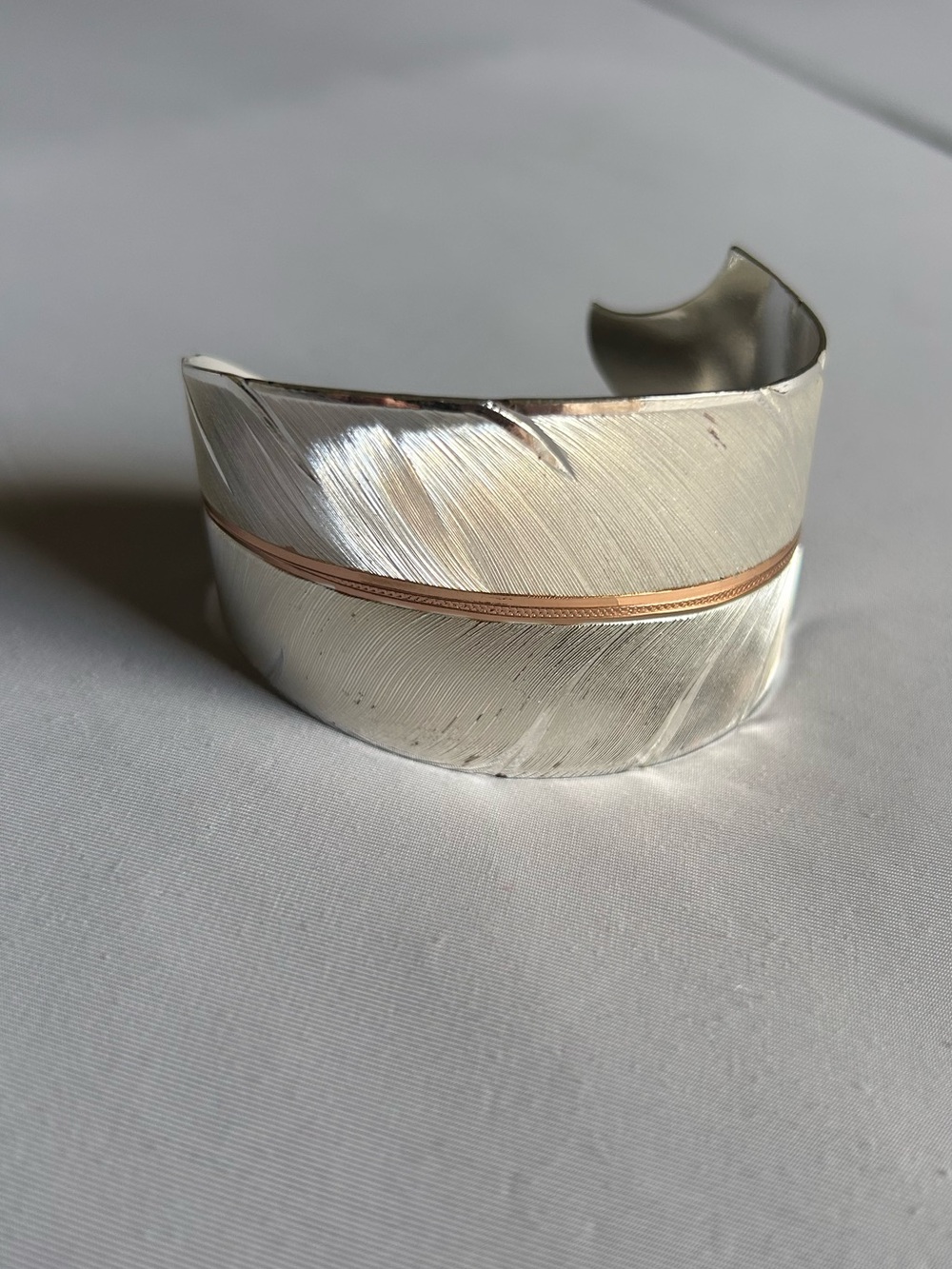 Sterling Silver & Copper Bracelet